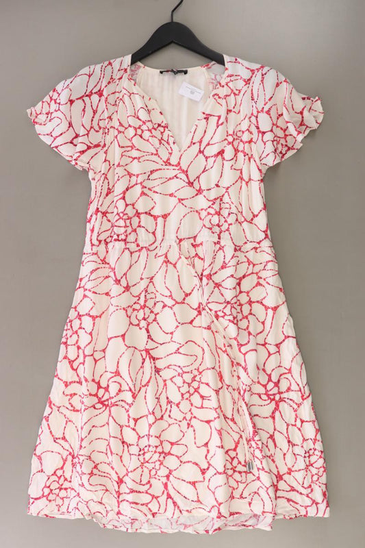 Esprit Kurzarmkleid Gr. 34 mit Blumenmuster mehrfarbig aus Viskose