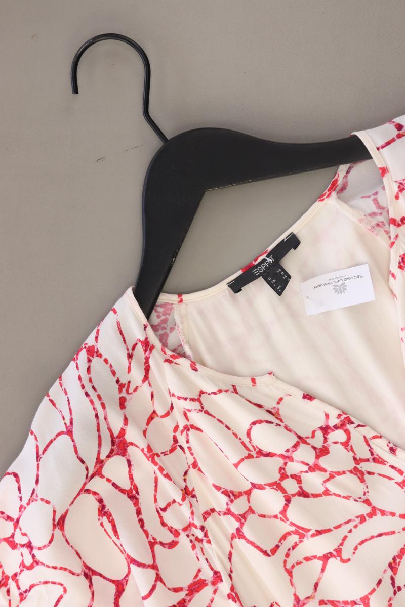 Esprit Kurzarmkleid Gr. 34 mit Blumenmuster mehrfarbig aus Viskose
