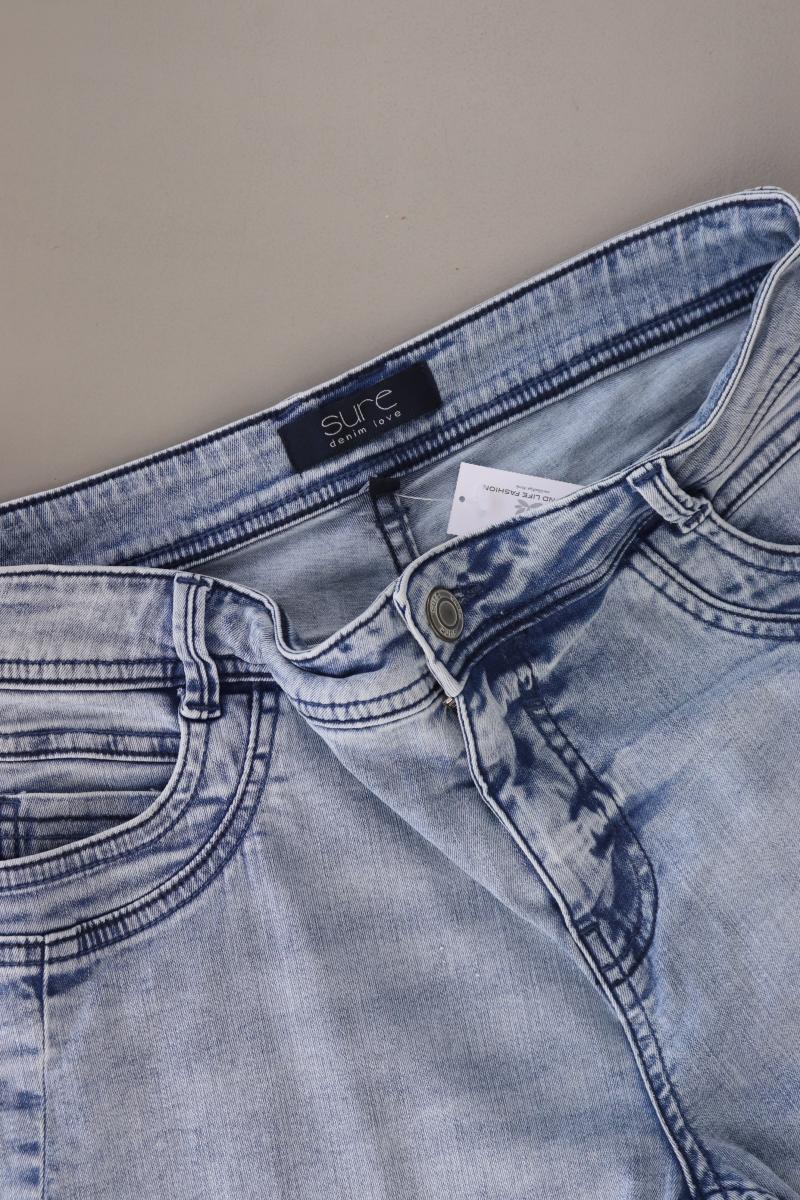 Sure Jeansshorts Gr. 36 blau aus Baumwolle