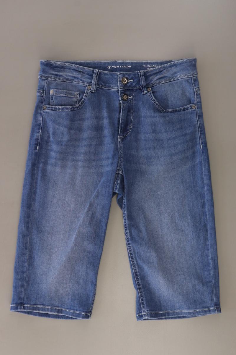 Tom Tailor Jeansshorts Gr. W28 blau aus Baumwolle