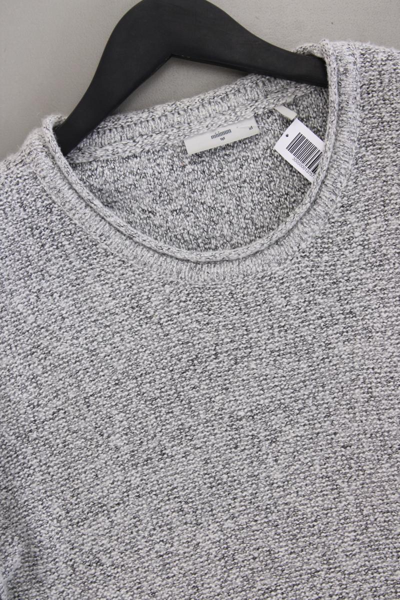 Minimum Grobstrickpullover für Herren Gr. XL grau aus Polyacryl