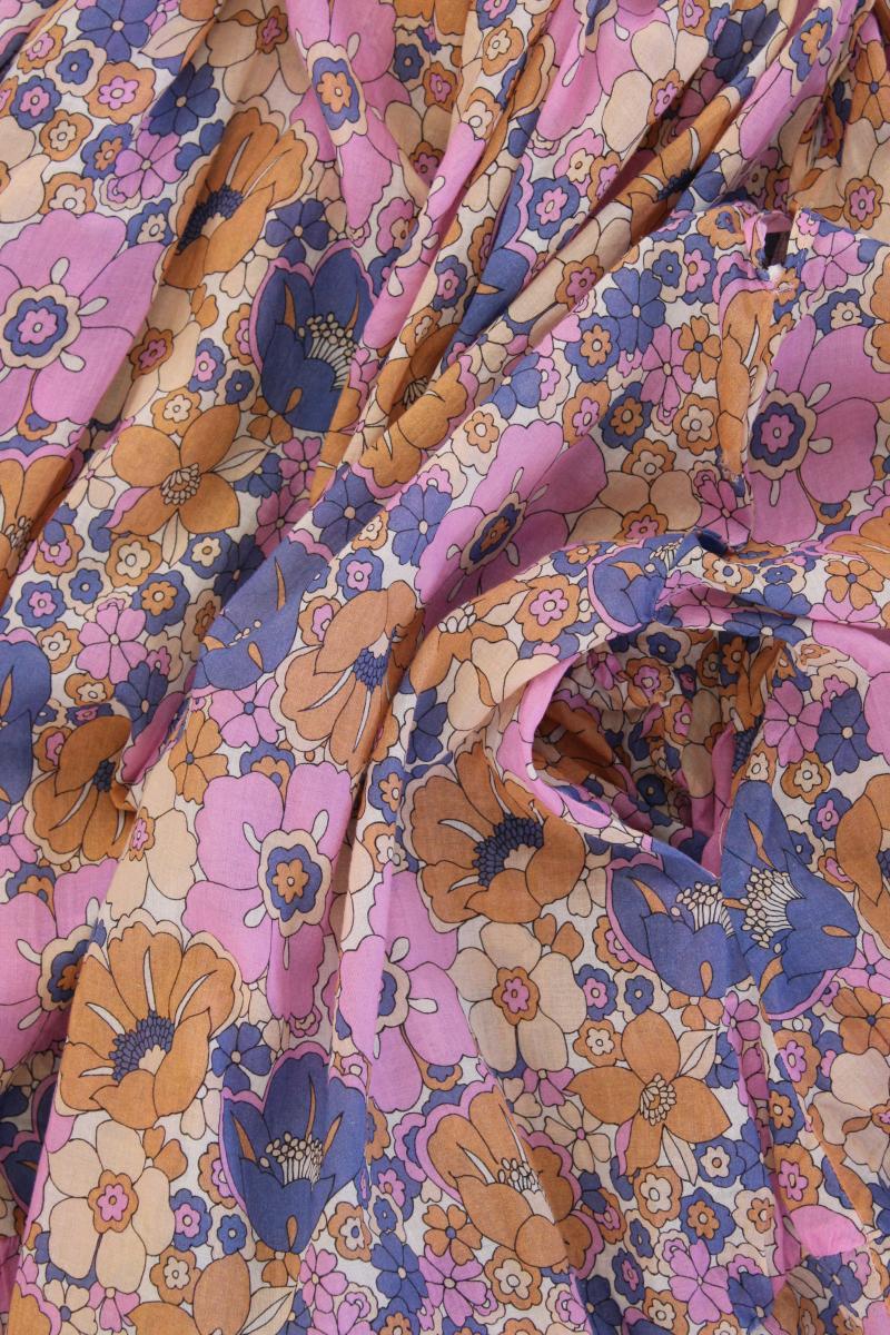 Mango Trägerkleid Gr. L mit Blumenmuster mehrfarbig