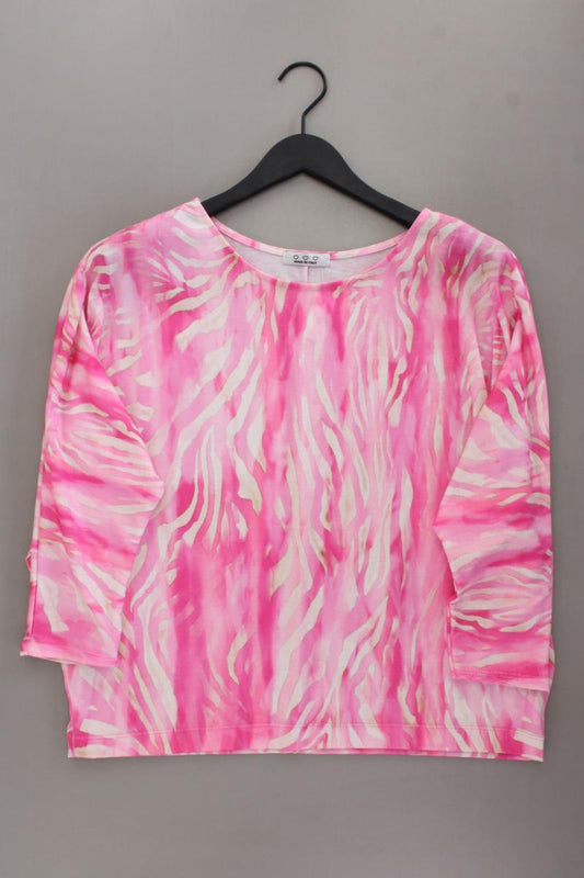 Made in Italy Shirt Gr. OneSize 3/4 Ärmel pink aus Viskose