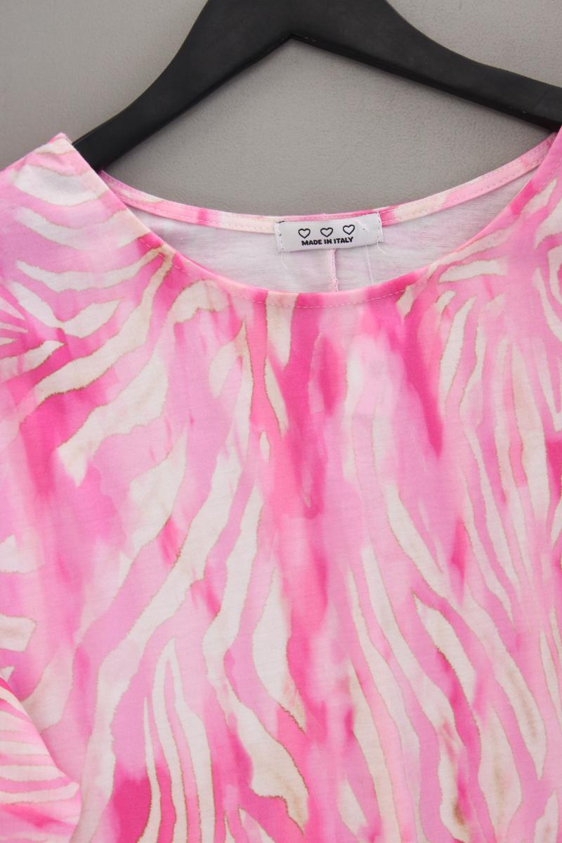 Made in Italy Shirt Gr. OneSize 3/4 Ärmel pink aus Viskose