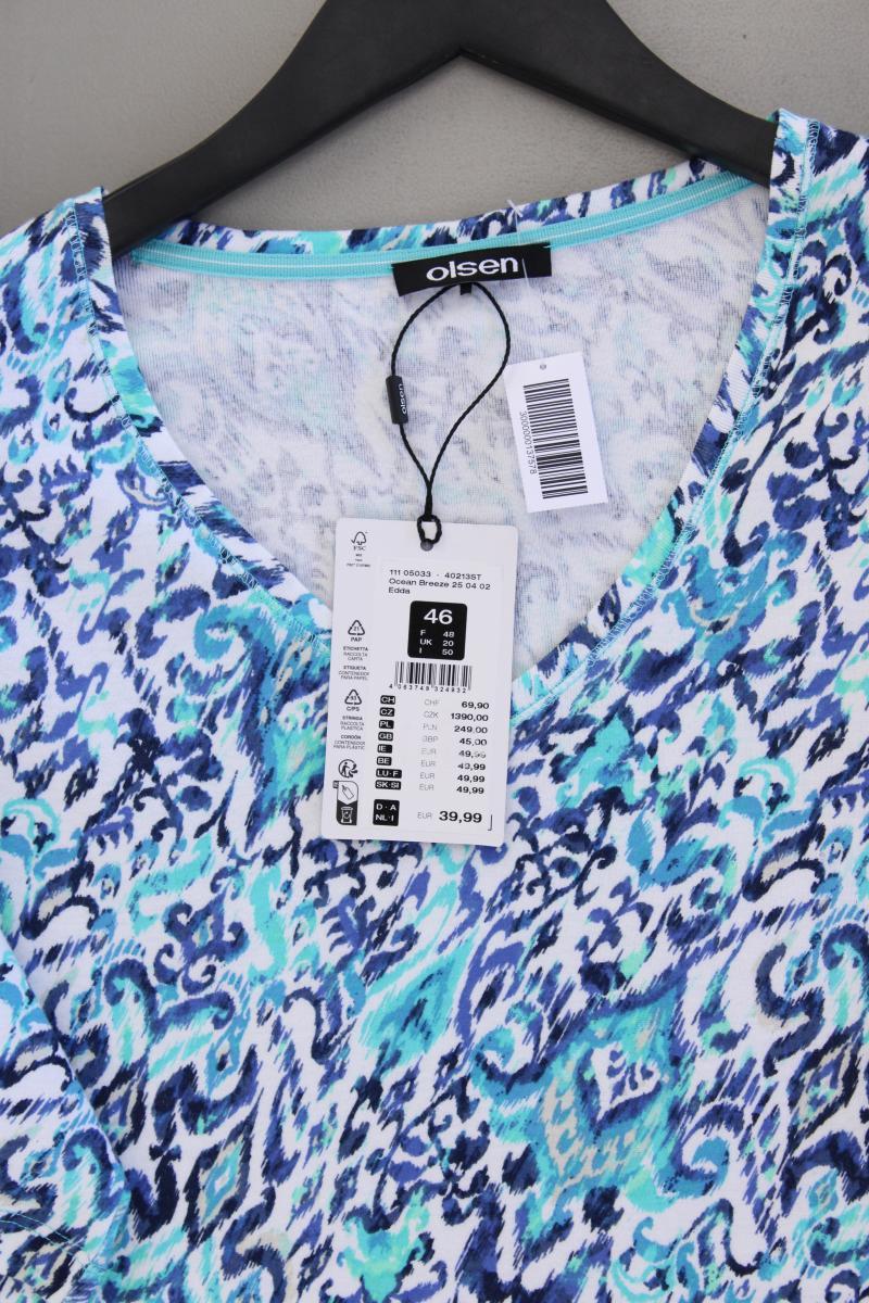 olsen Printshirt Gr. 46 neu mit Etikett Neupreis: 39,99€! Kurzarm blau