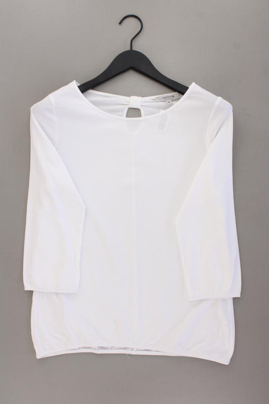 comma, Classic Shirt Gr. 40 neuwertig 3/4 Ärmel weiß aus Baumwolle