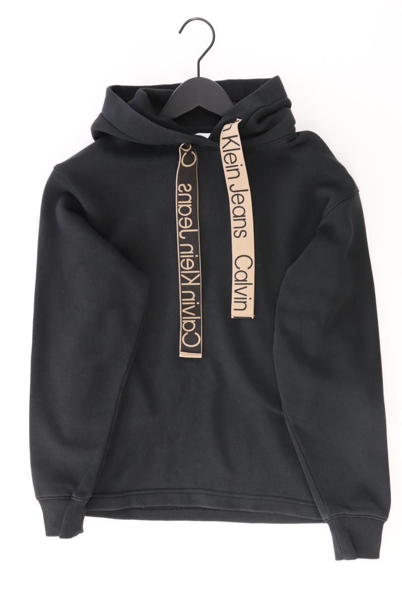 Calvin Klein Hoodie Gr. XS schwarz aus Baumwolle