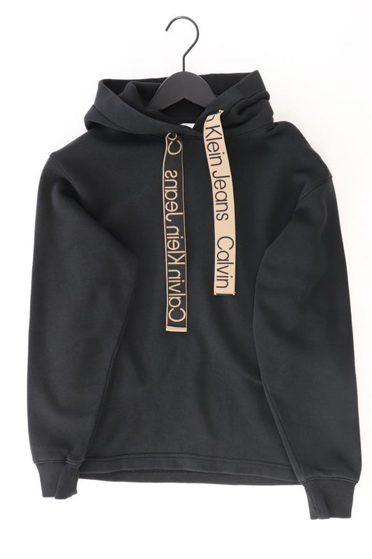Calvin Klein Hoodie Gr. XS schwarz aus Baumwolle