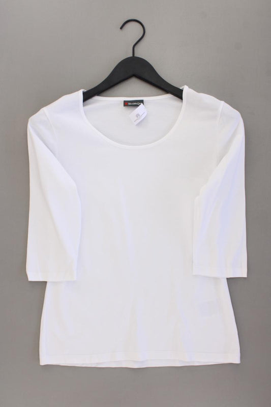 Street One Classic Shirt Gr. 40 3/4 Ärmel weiß aus Baumwolle