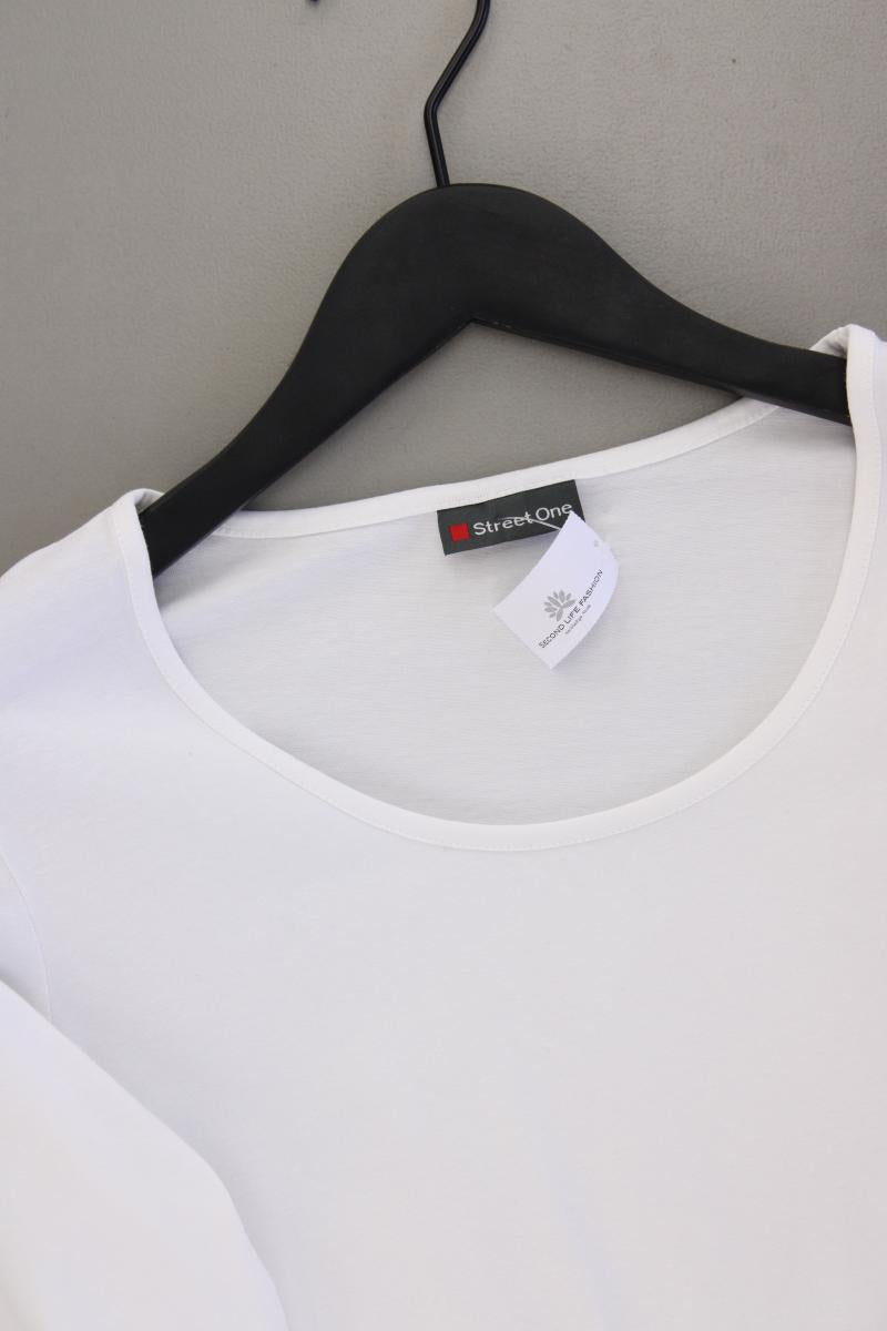 Street One Classic Shirt Gr. 40 3/4 Ärmel weiß aus Baumwolle