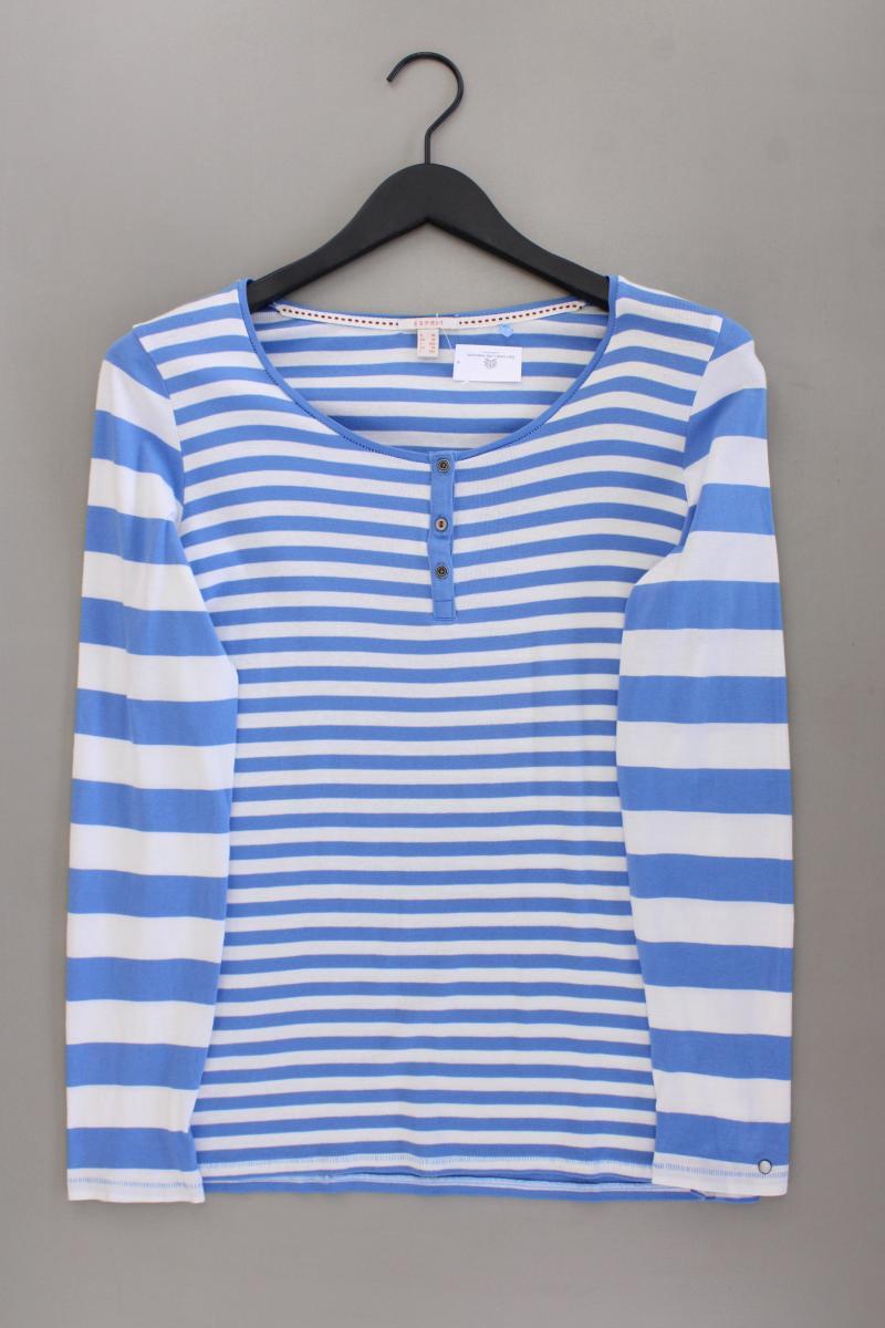 Esprit Ringelshirt Gr. XL gestreift Langarm blau