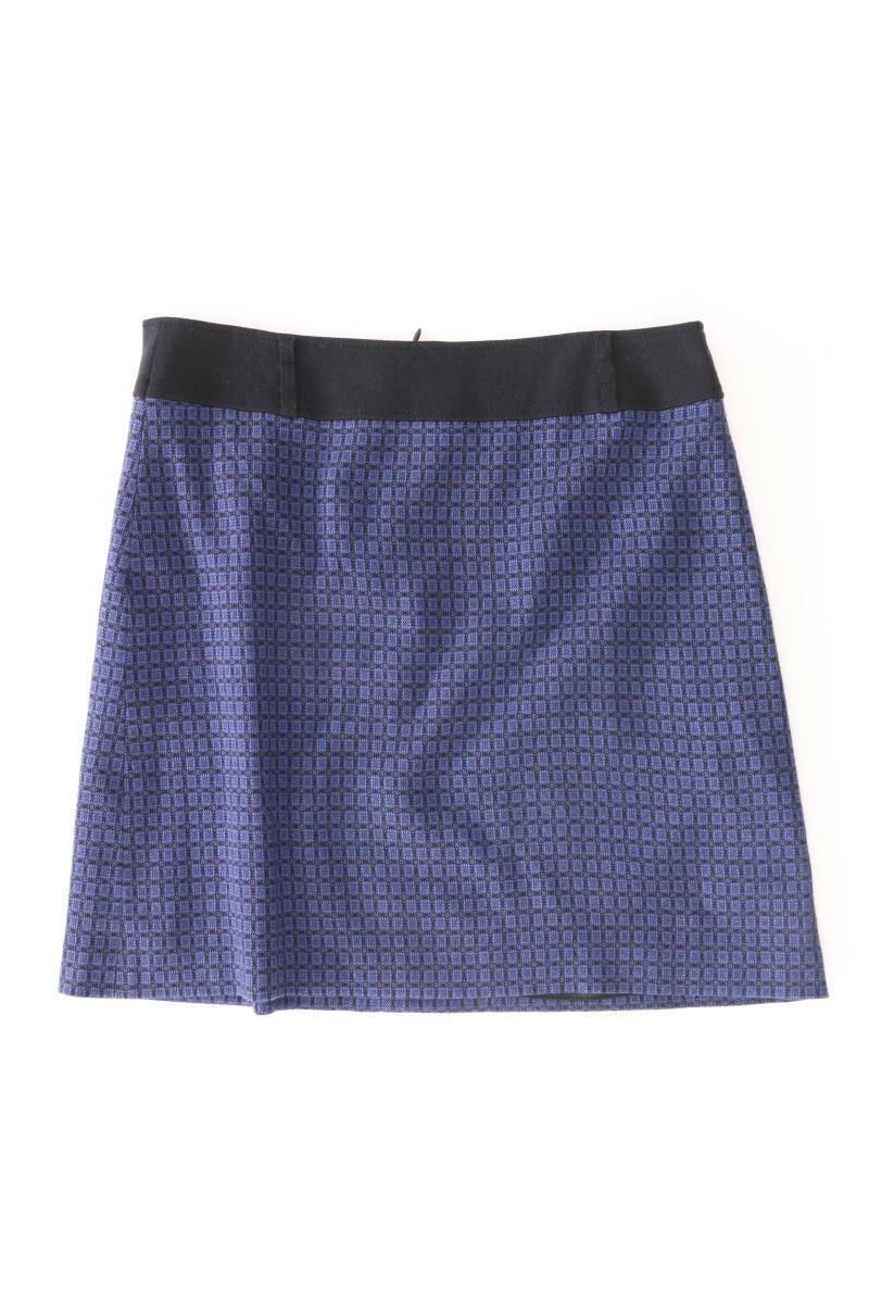 Gerry Weber Rock Gr. 40 geometrisches Muster blau aus Polyester