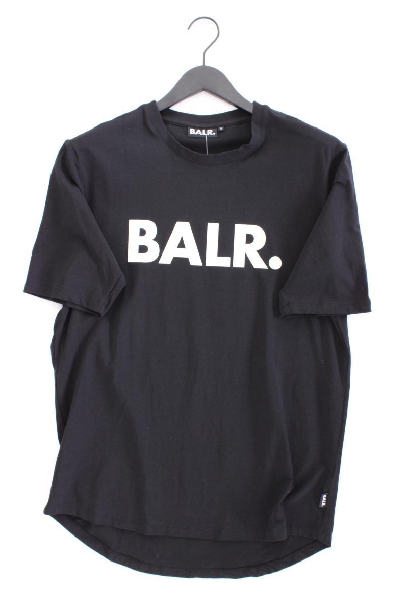 Balr. Shirt für Herren Gr. XL Kurzarm schwarz aus Baumwolle
