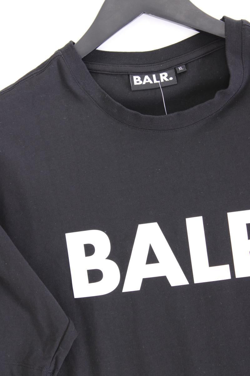 Balr. Shirt für Herren Gr. XL Kurzarm schwarz aus Baumwolle