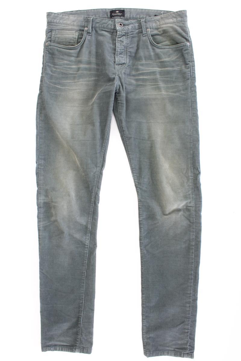 Scotch & Soda Cordhose für Herren Gr. W34/L34 Modell Dylan grün aus Baumwolle