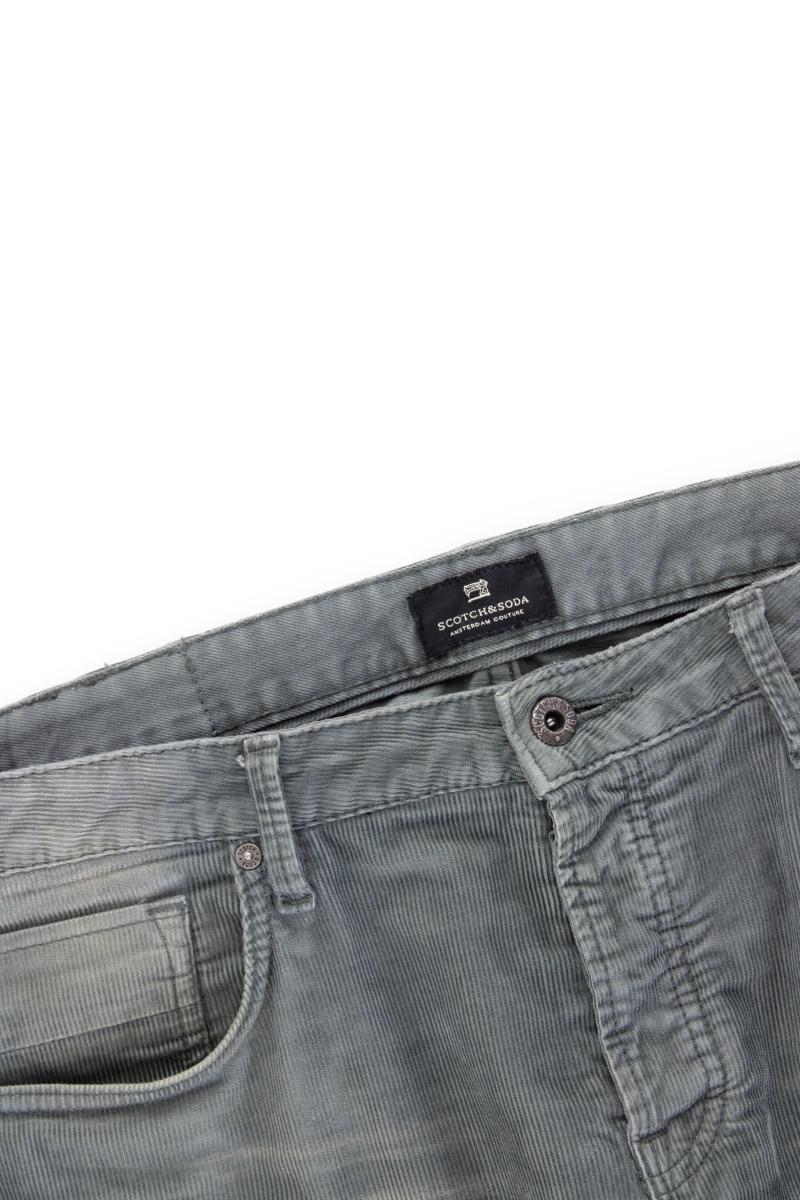 Scotch & Soda Cordhose für Herren Gr. W34/L34 Modell Dylan grün aus Baumwolle