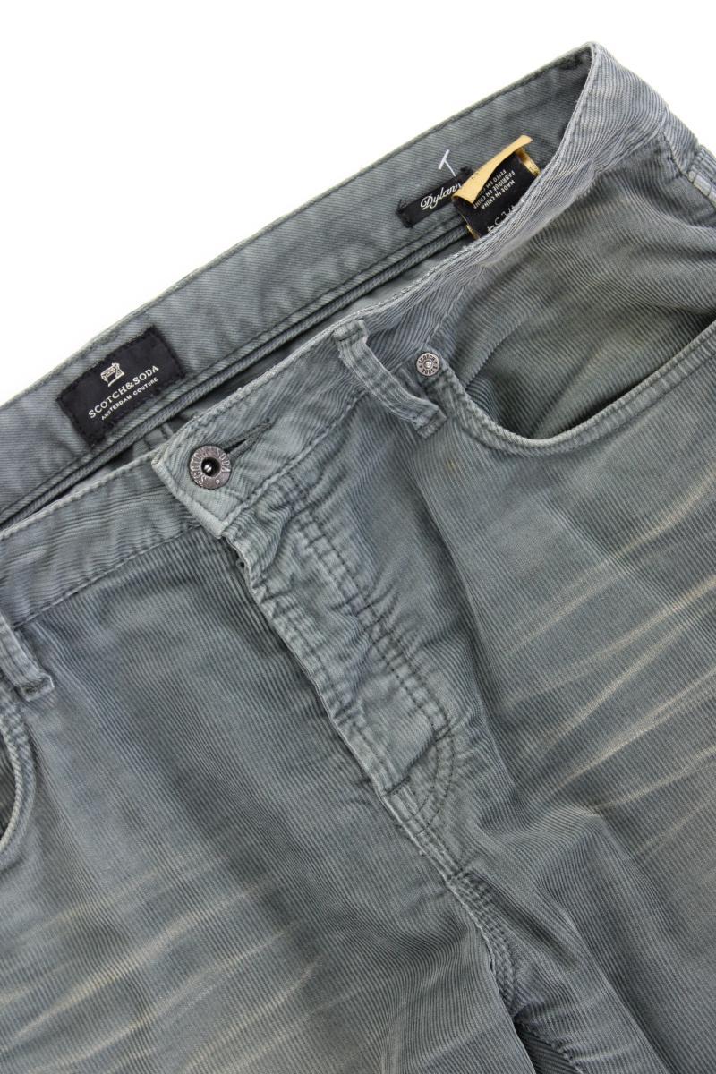 Scotch & Soda Cordhose für Herren Gr. W34/L34 Modell Dylan grün aus Baumwolle