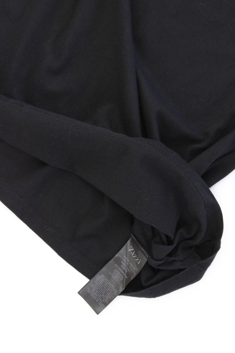 Zizzi T-Shirt Gr. 42/44 Kurzarm schwarz aus Baumwolle