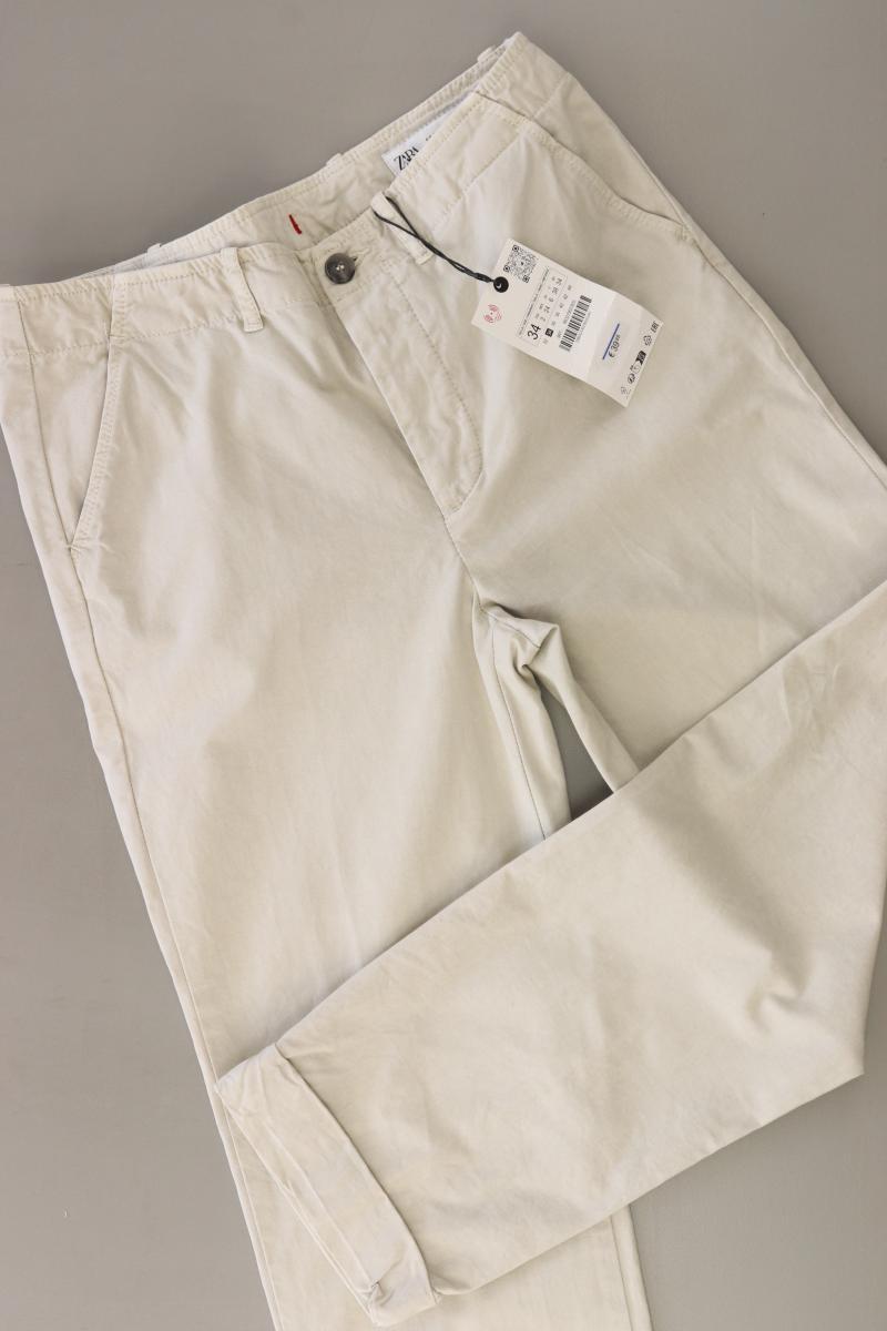 Zara Stoffhose Gr. 34 neu mit Etikett Neupreis: 39,95€! creme aus Baumwolle