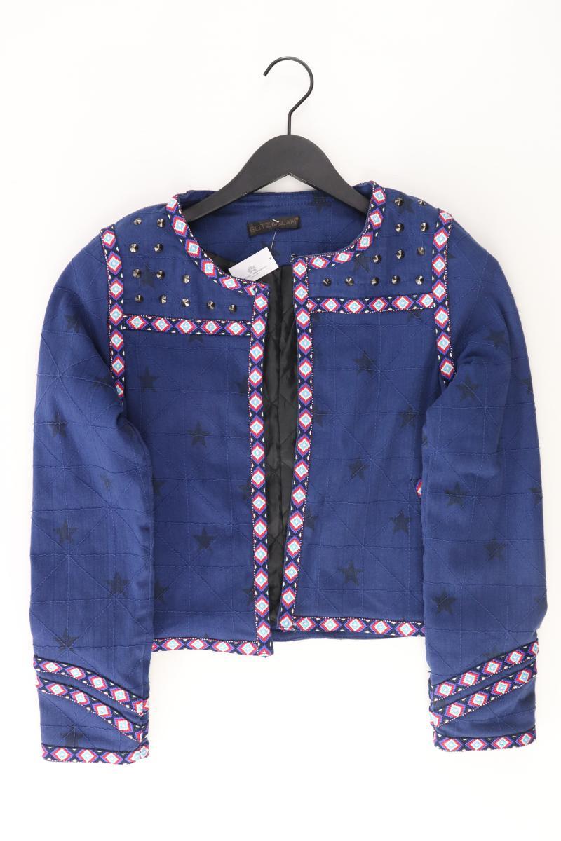 Glitz&Glam Kurzjacke Gr. L blau aus Baumwolle