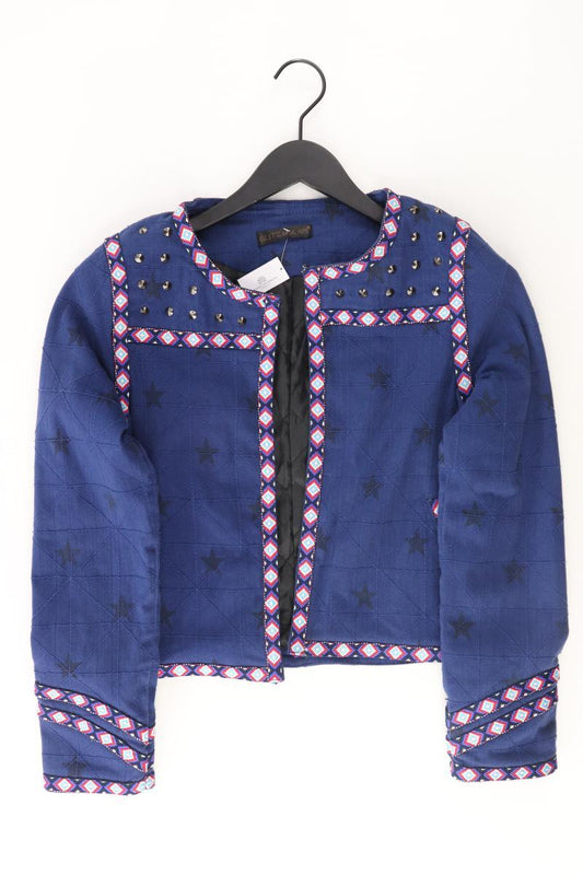 Glitz&Glam Kurzjacke Gr. L blau aus Baumwolle