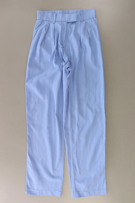 H&M Stoffhose Gr. 36 blau aus Lyocell