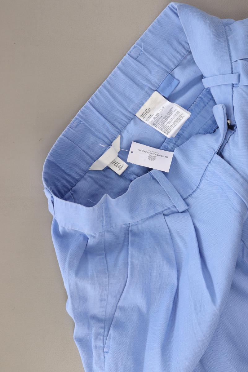 H&M Stoffhose Gr. 36 blau aus Lyocell