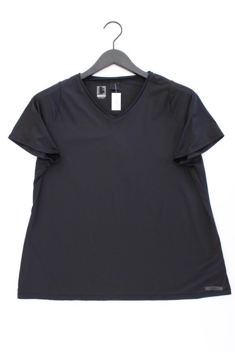 Decathlon Sportshirt Gr. 50 Kurzarm schwarz aus Polyester