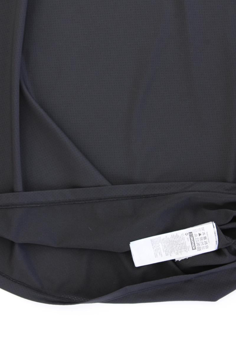 Decathlon Sportshirt Gr. 50 Kurzarm schwarz aus Polyester