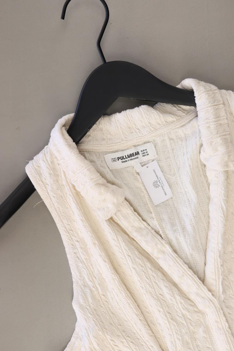 Pull&Bear Crop Top Gr. M creme aus Baumwolle
