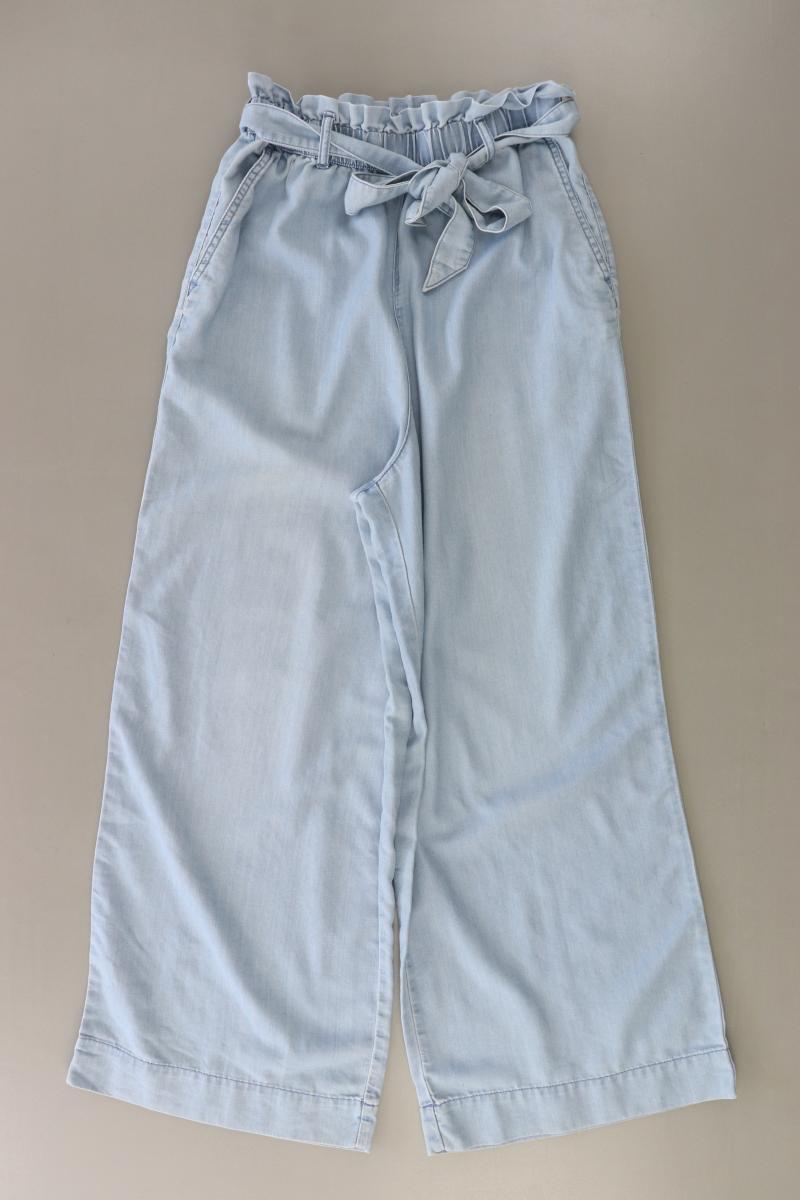 &Denim H&M Hose Gr. 34 mit Gürtel blau
