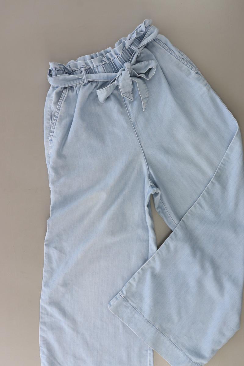 &Denim H&M Hose Gr. 34 mit Gürtel blau
