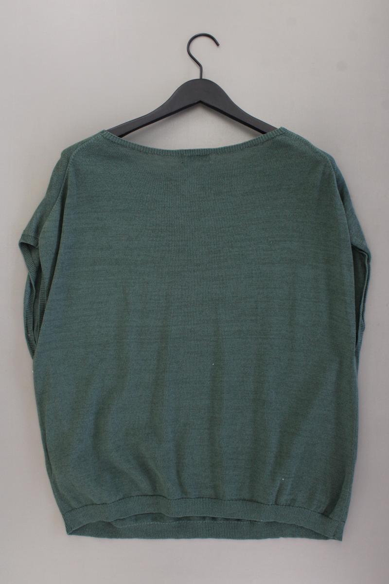 Cecil Strickshirt Gr. XL neuwertig Kurzarm grün aus Baumwolle