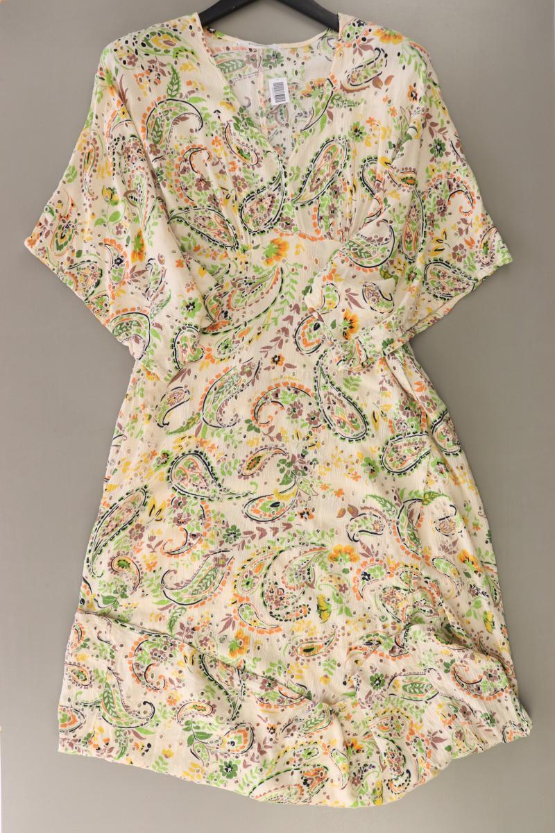 Promod Sommerkleid Gr. OneSize mit Blumenmuster Kurzarm mehrfarbig