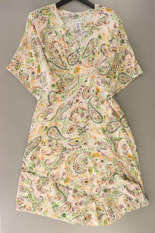 Promod Sommerkleid Gr. OneSize mit Blumenmuster Kurzarm mehrfarbig