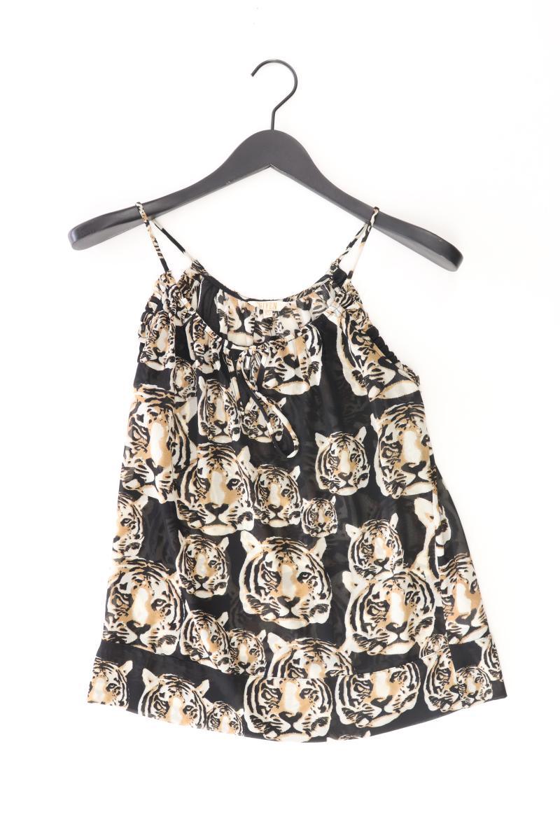 Vintage Top mit Tigermuster Gr. XS mit Tierdruck mehrfarbig aus Polyester