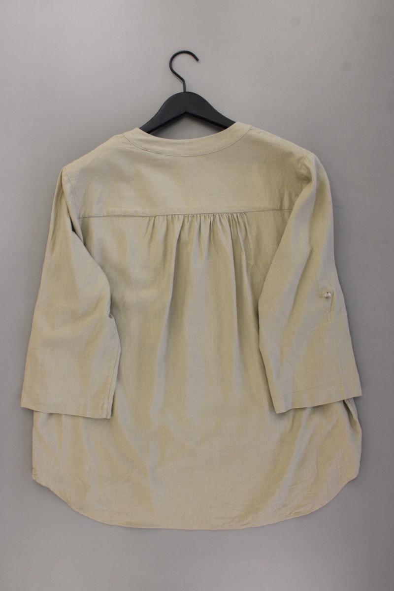 s.Oliver Leinenbluse Gr. 44 3/4 Ärmel grün