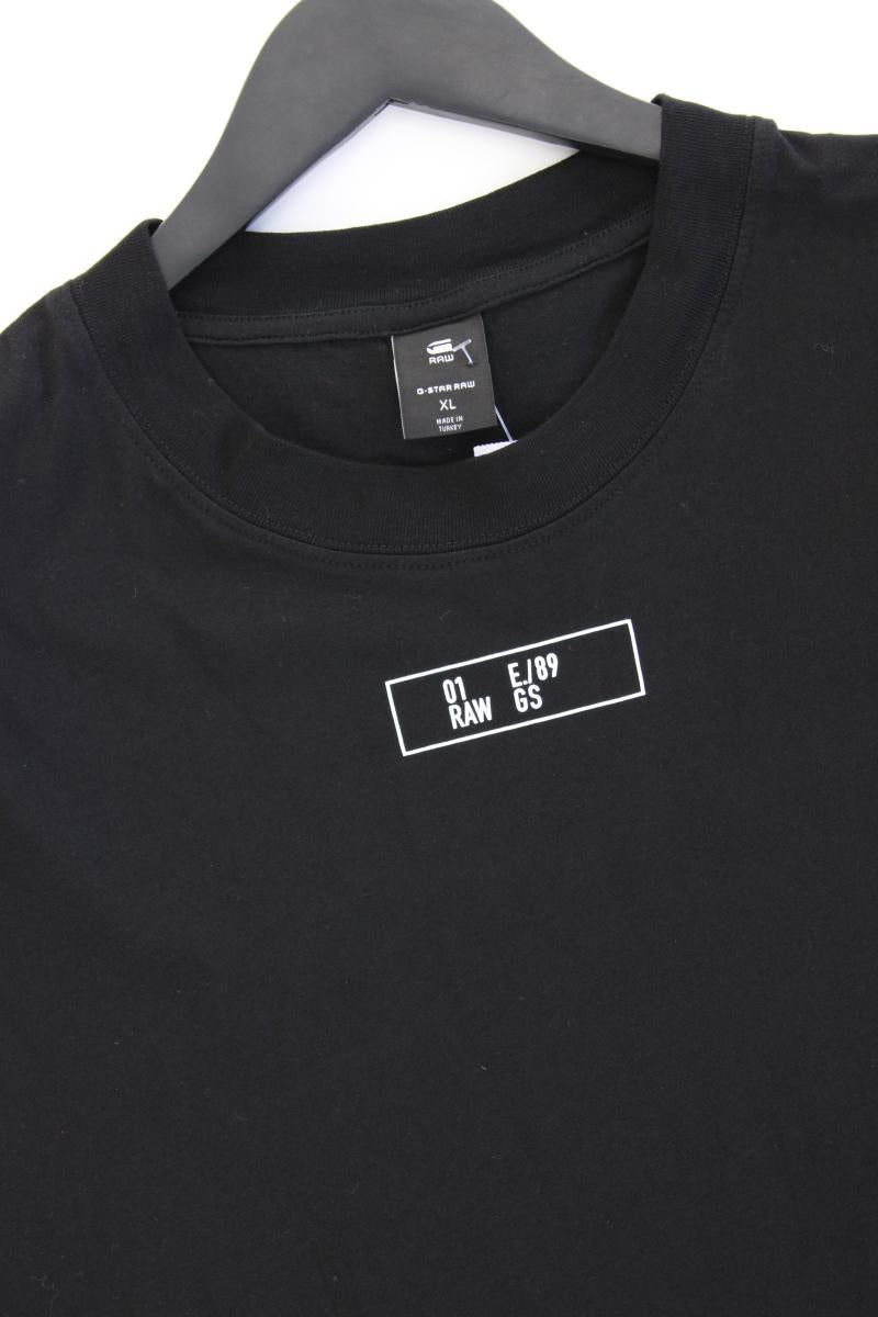 G-Star RAW T-Shirt Gr. XL Kurzarm schwarz aus Baumwolle