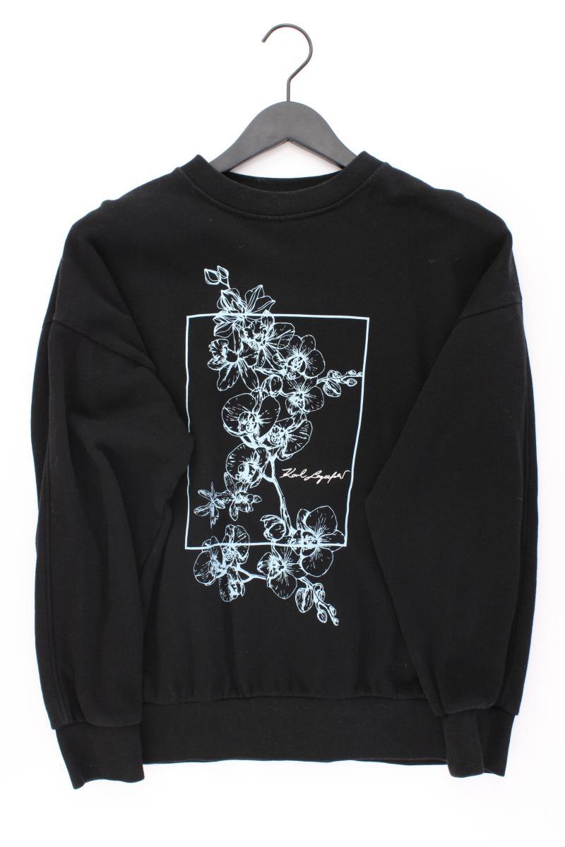 Karl Lagerfeld Langarmpullover Gr. L schwarz aus Baumwolle