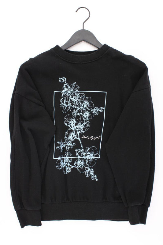 Karl Lagerfeld Langarmpullover Gr. L schwarz aus Baumwolle