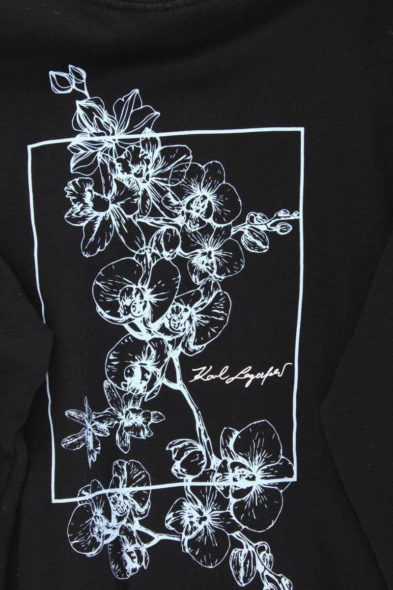 Karl Lagerfeld Langarmpullover Gr. L schwarz aus Baumwolle