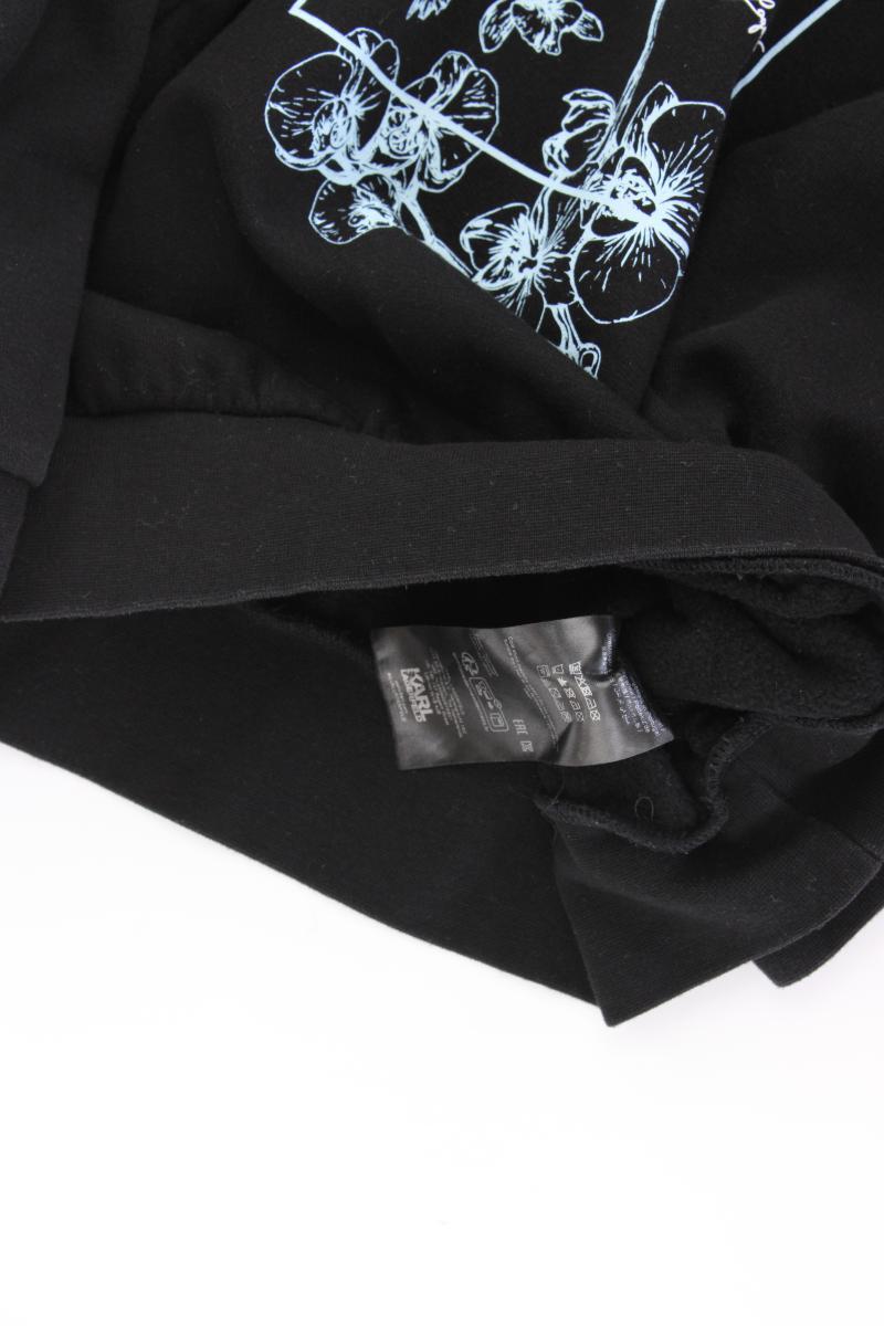 Karl Lagerfeld Langarmpullover Gr. L schwarz aus Baumwolle