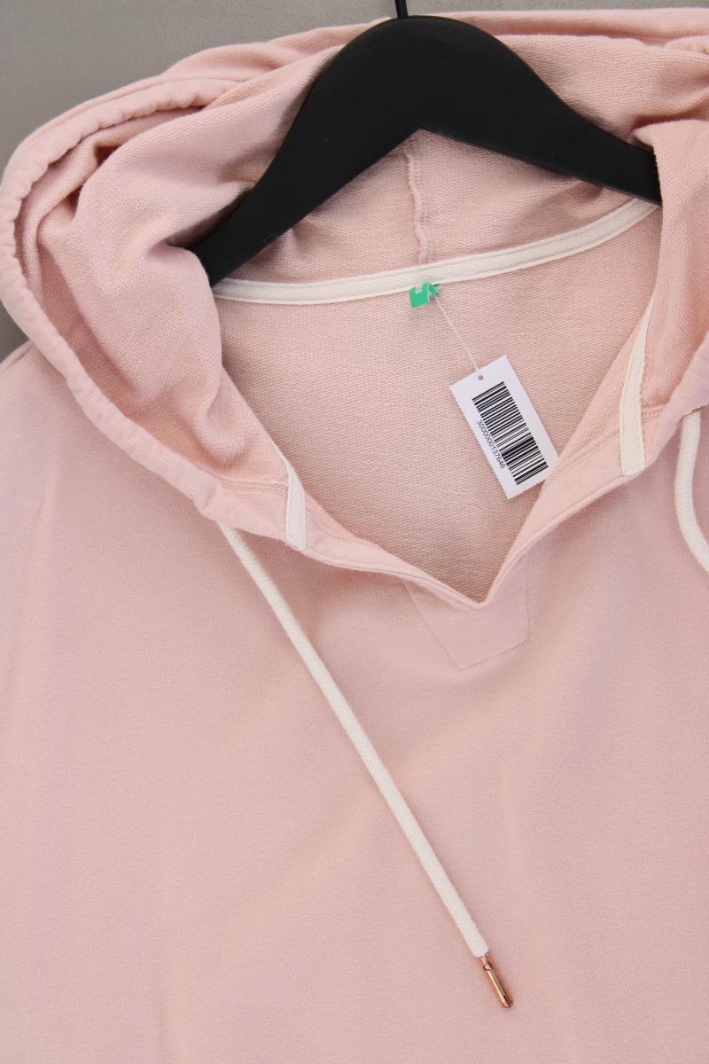 PALMERS Kapuzenshirt Gr. 44/46 Kurzarm rosa aus Baumwolle