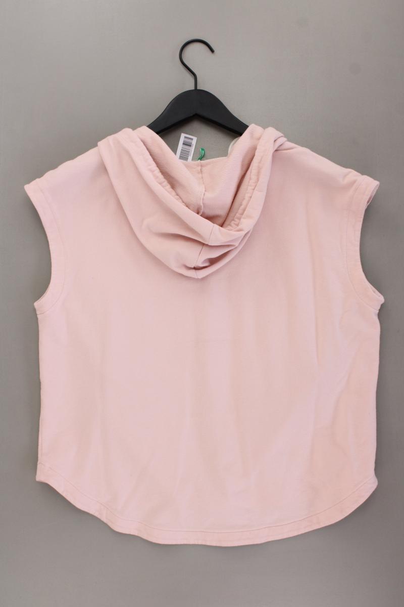 PALMERS Kapuzenshirt Gr. 44/46 Kurzarm rosa aus Baumwolle