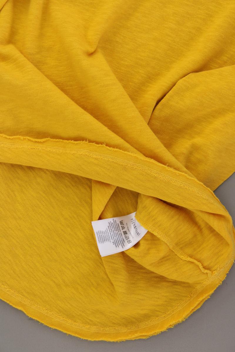 Rich&Royal Longsleeve-Shirt Gr. L Langarm gelb aus Baumwolle