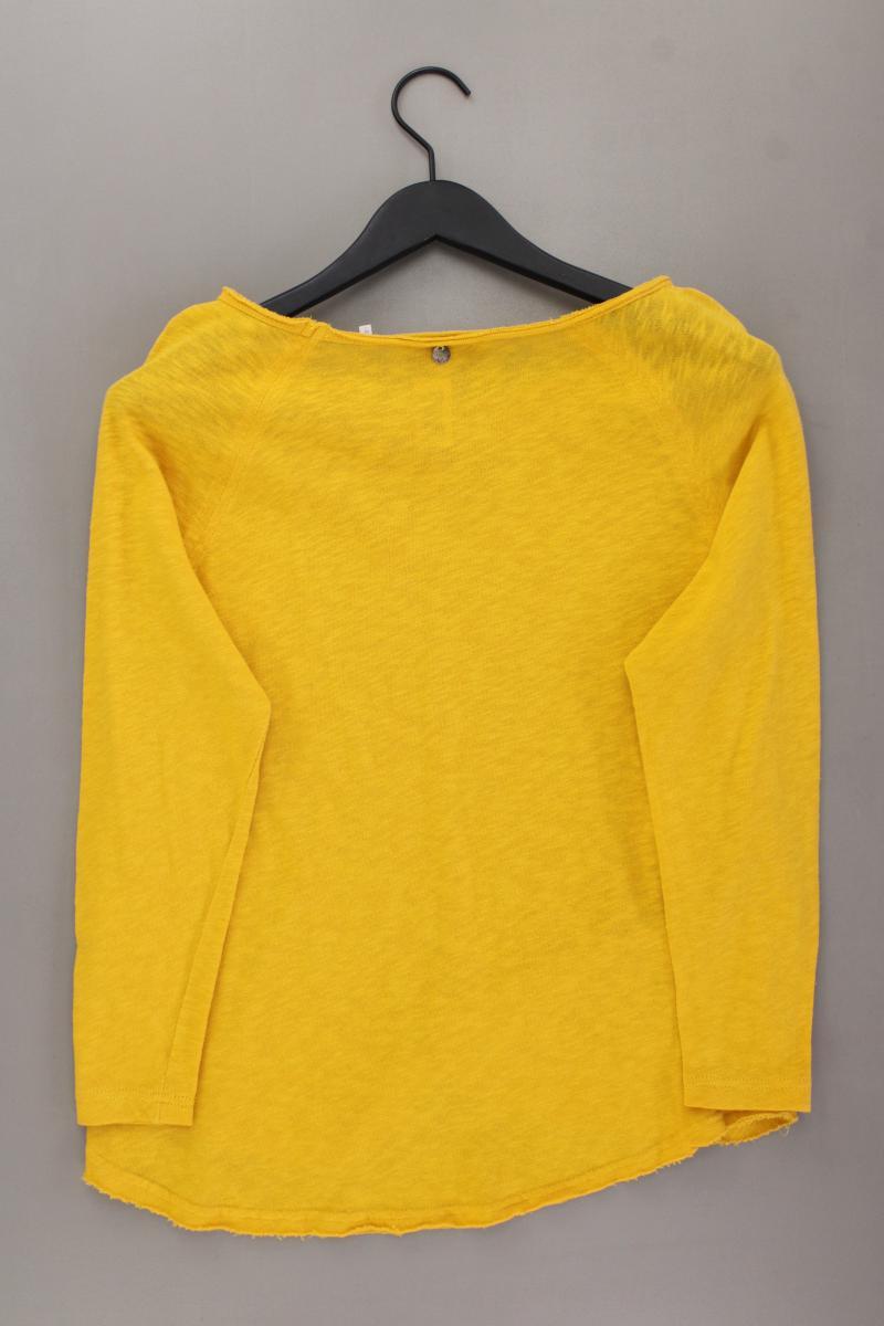 Rich&Royal Longsleeve-Shirt Gr. L Langarm gelb aus Baumwolle