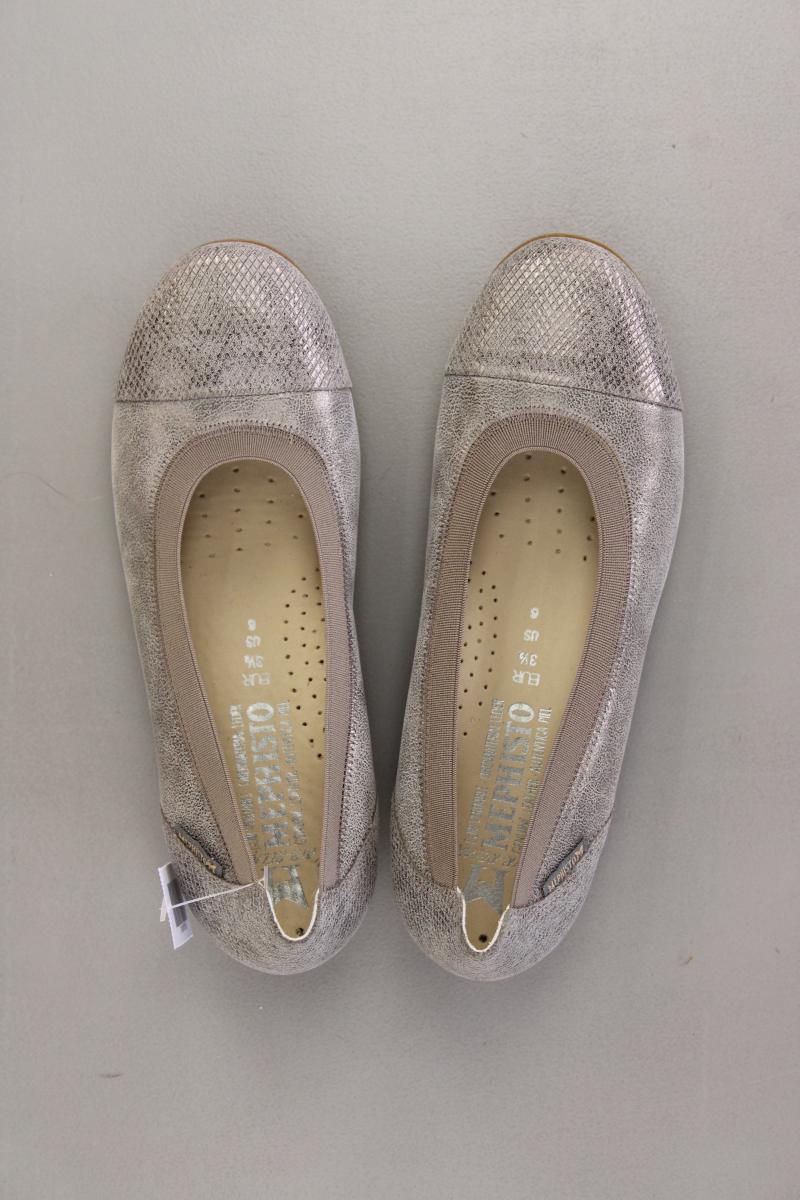 Mephisto Ballerinas Gr. 36 neuwertig silber aus Leder