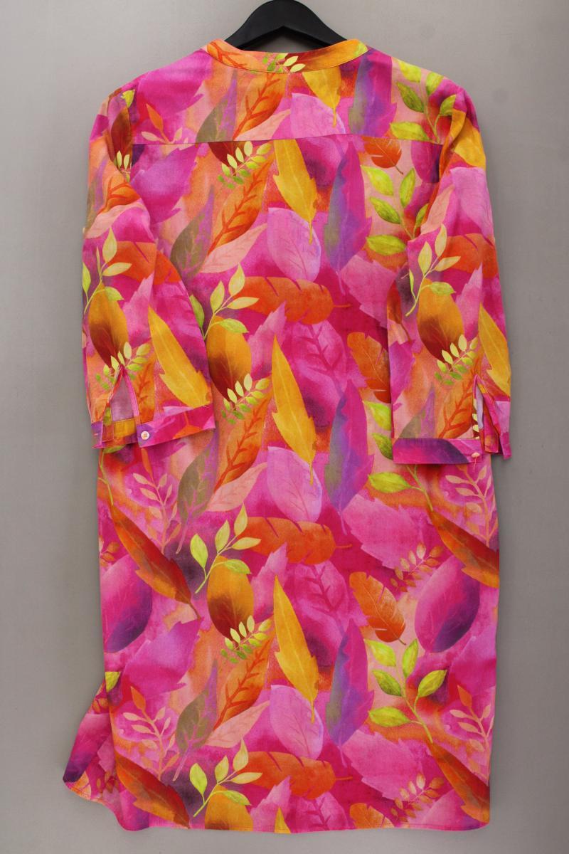 Emily van den Bergh Midikleid Gr. 40 3/4 Ärmel mehrfarbig aus Baumwolle