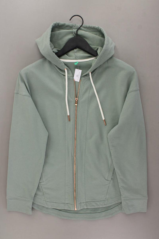 PALMERS Sweatjacke Gr. 44/46 Langarm grün aus Baumwolle