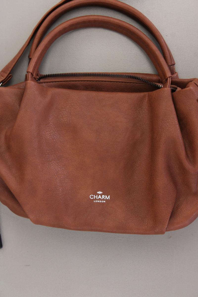 Henkeltasche neuwertig braun aus Kunstleder
